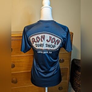 Ron Jon Navy SWIM Shirt COCOA BEACH  size medium